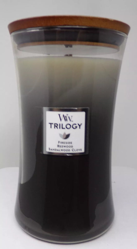 WoodWick Trilogy Candle, Warm Woods  Large