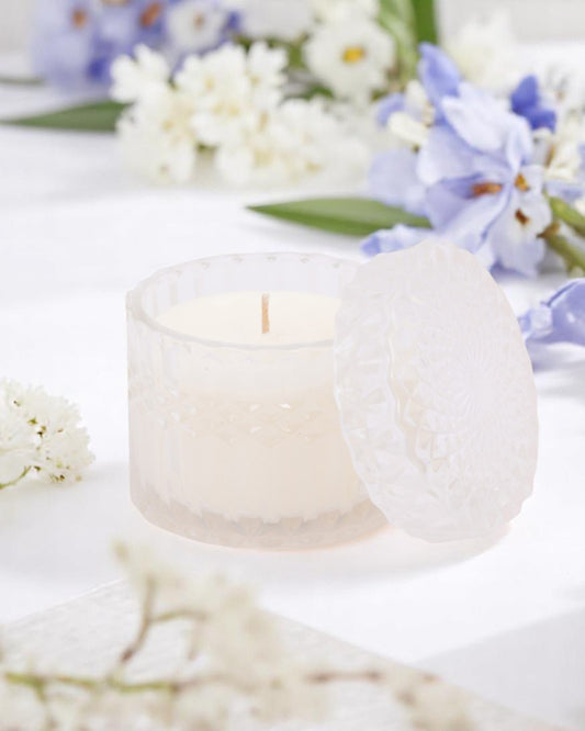 Elderflower Verbena Petite Shimmer Candle 8oz