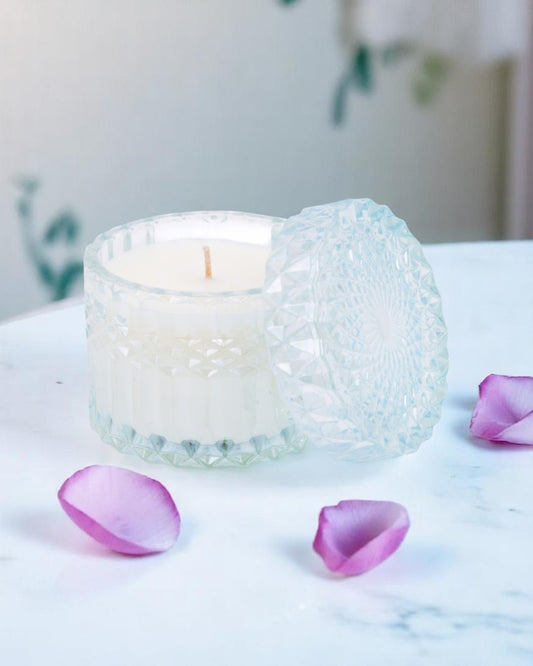 Lotus Blossom Petite Shimmer Candle 8oz