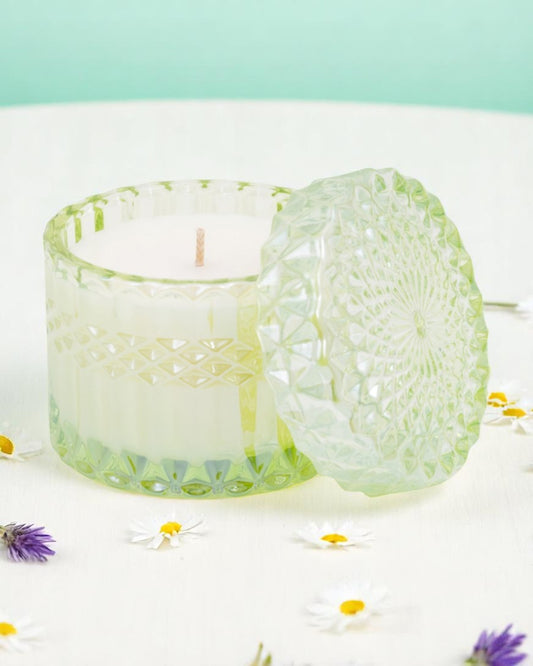 Morning Blooms Petite Shimmer Candle 8oz