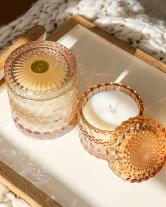Sparkling Vanilla Petite Shimmer Candle 8oz