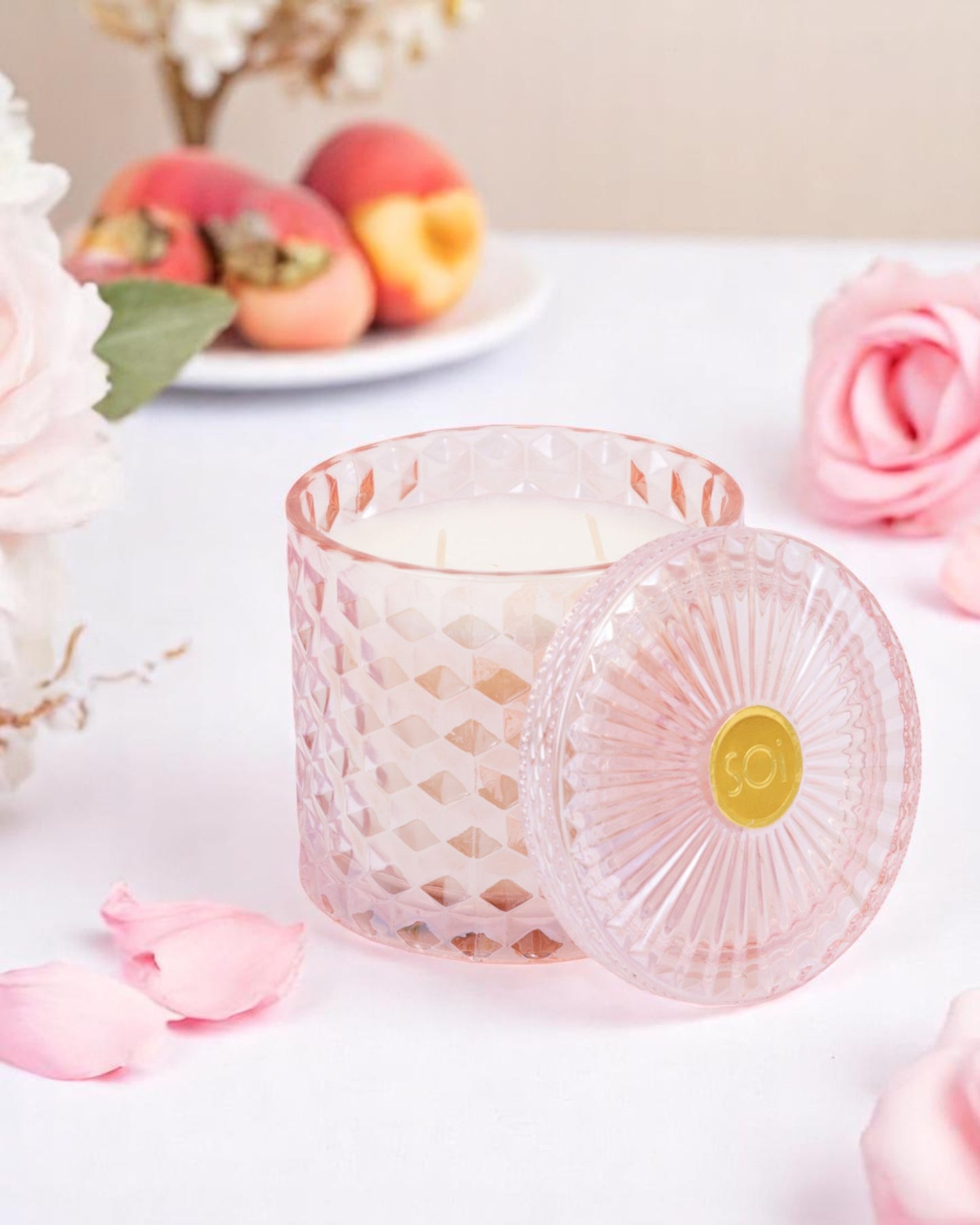 Pink Chiffon Shimmer Candle 15oz