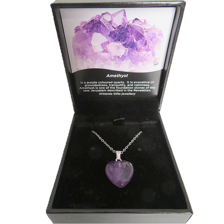 SMALL CRYSTAL HEART PENDANT