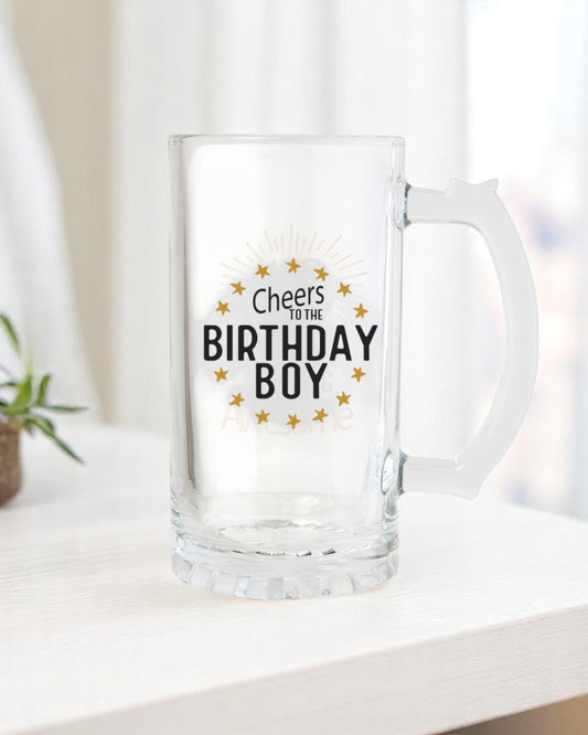 Sip Celebration Birthday Boy Beer Glass