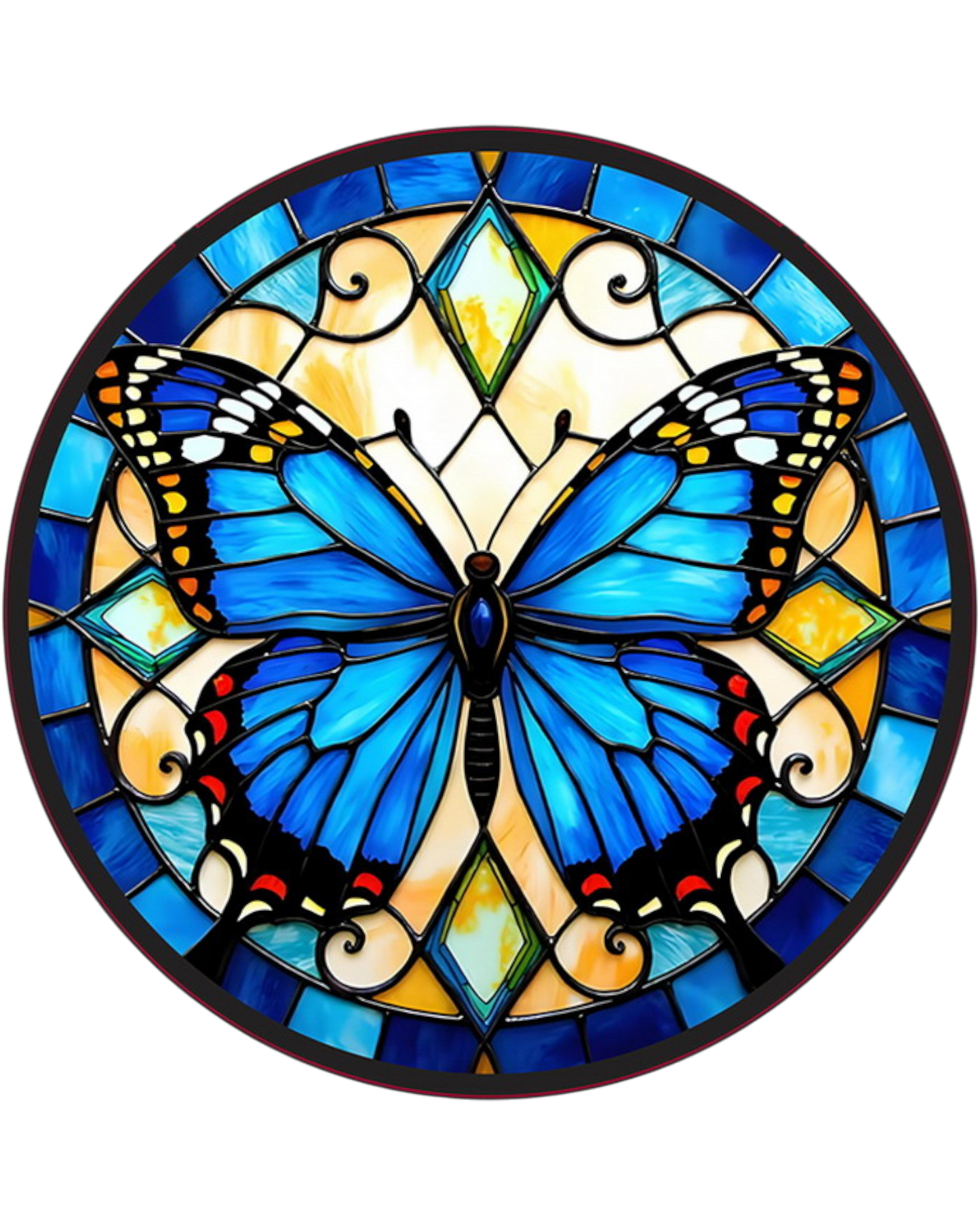 Suncatcher Butterfly Blue