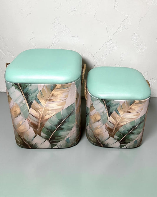 Storage Stools - Tropics, Set of 2