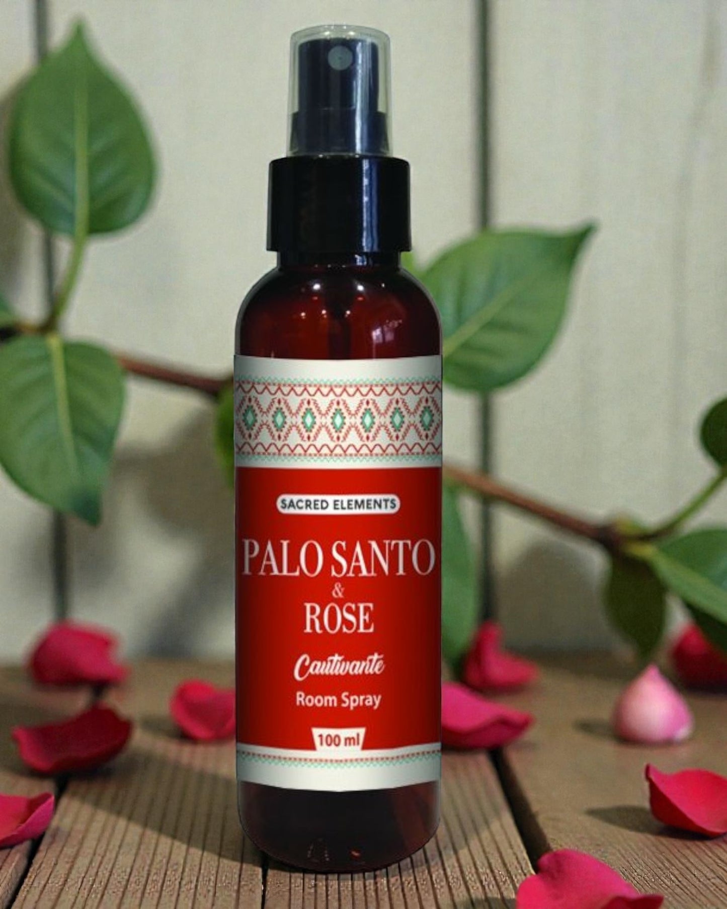 Sacred Elements Palo Santo Rose Room Spray