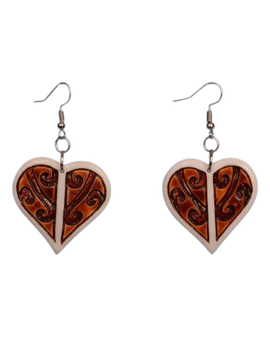 Māori Heartbeat Earrings