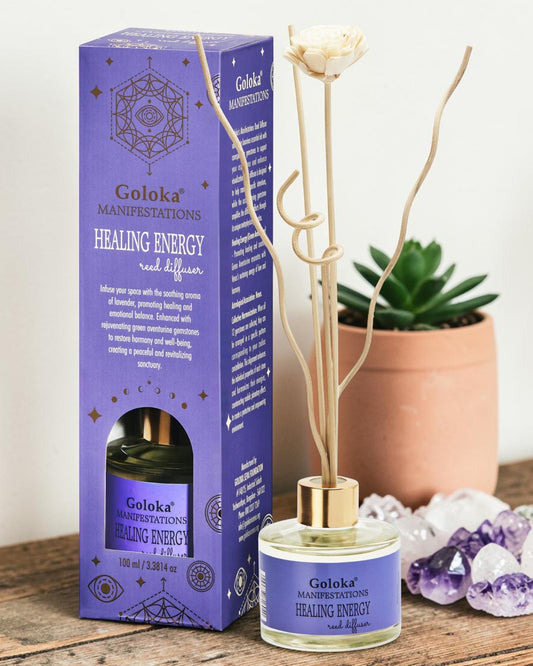 Healing Energy Lavender & Green Aventurine Reed Diffuser