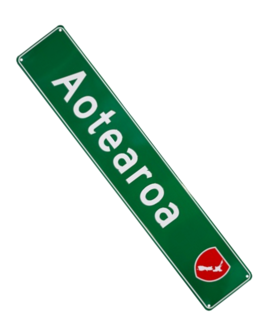 Aotearoa Street Sign