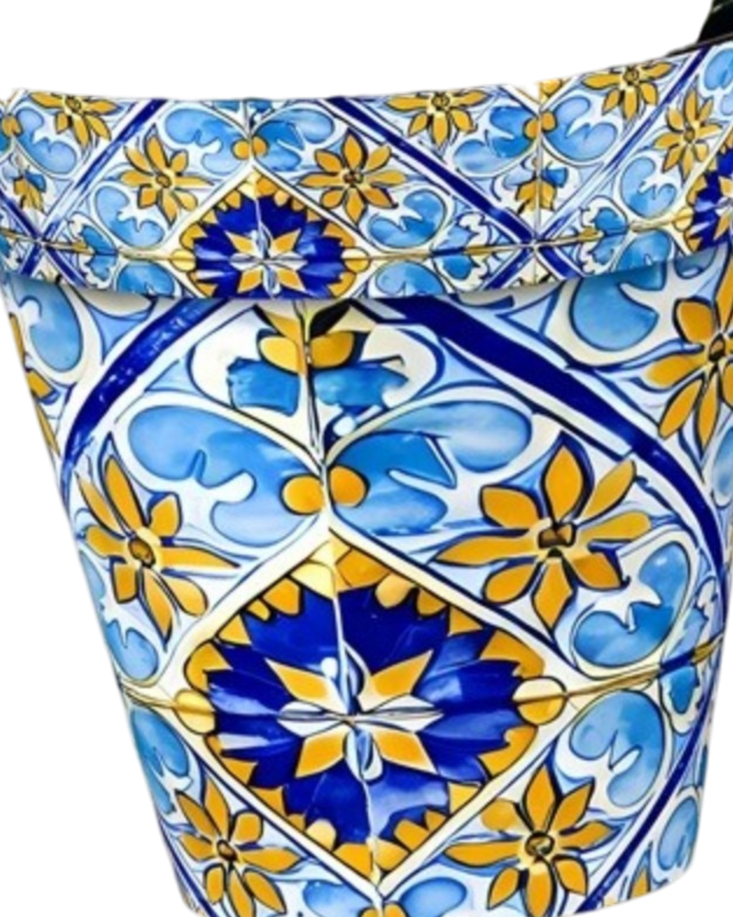 Zest Wall Pot Watercolour Seville