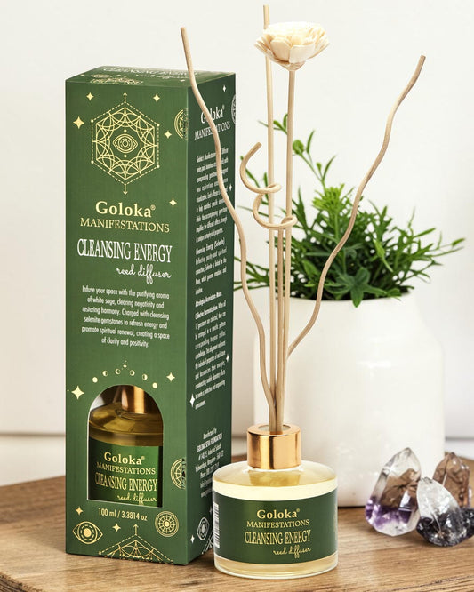 Cleansing Energy White Sage & Selenite Reed Diffuser