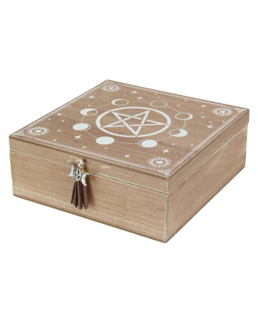 Square Wiccan Trinket Box