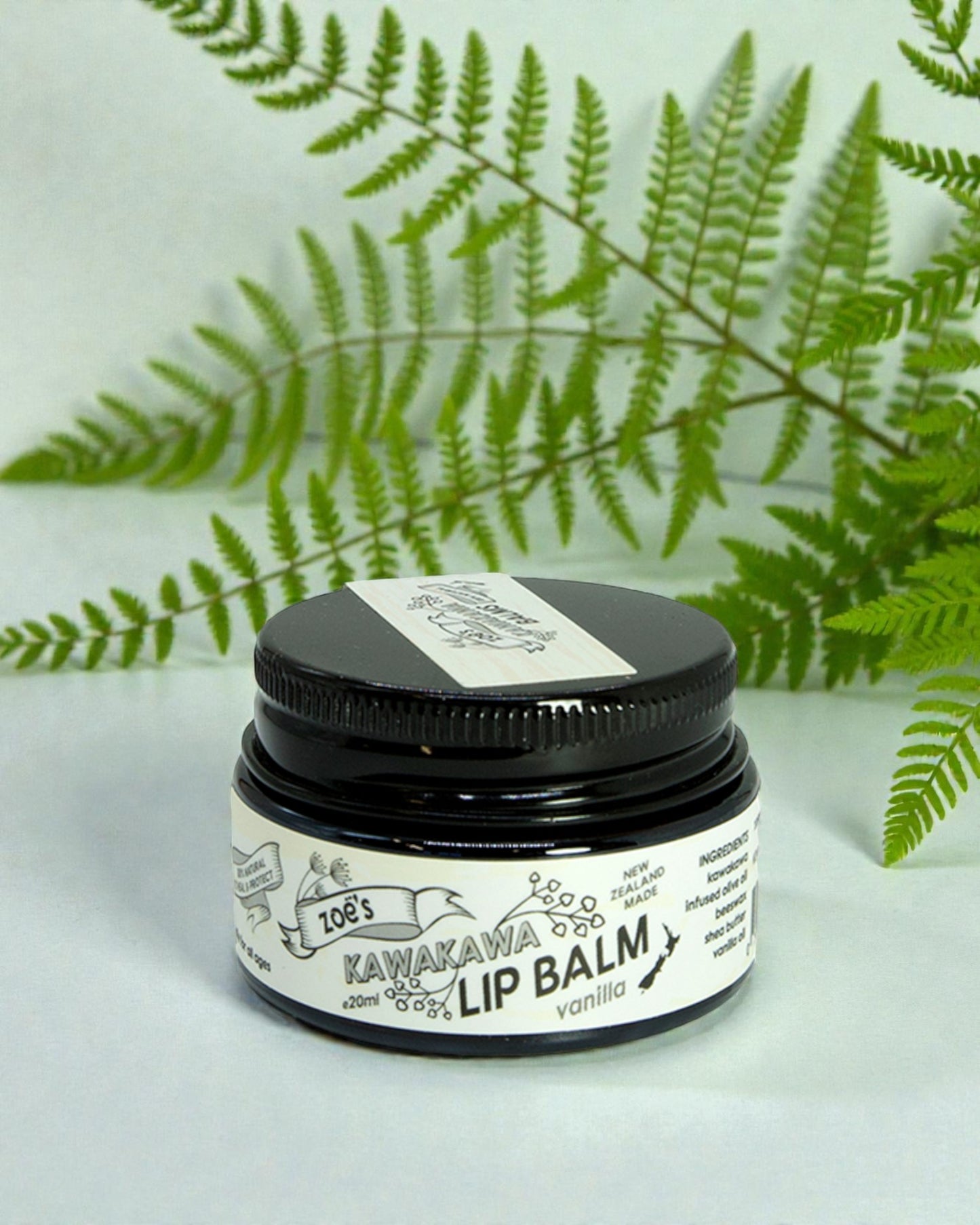 Kawakawa Lip Balm - Vanilla