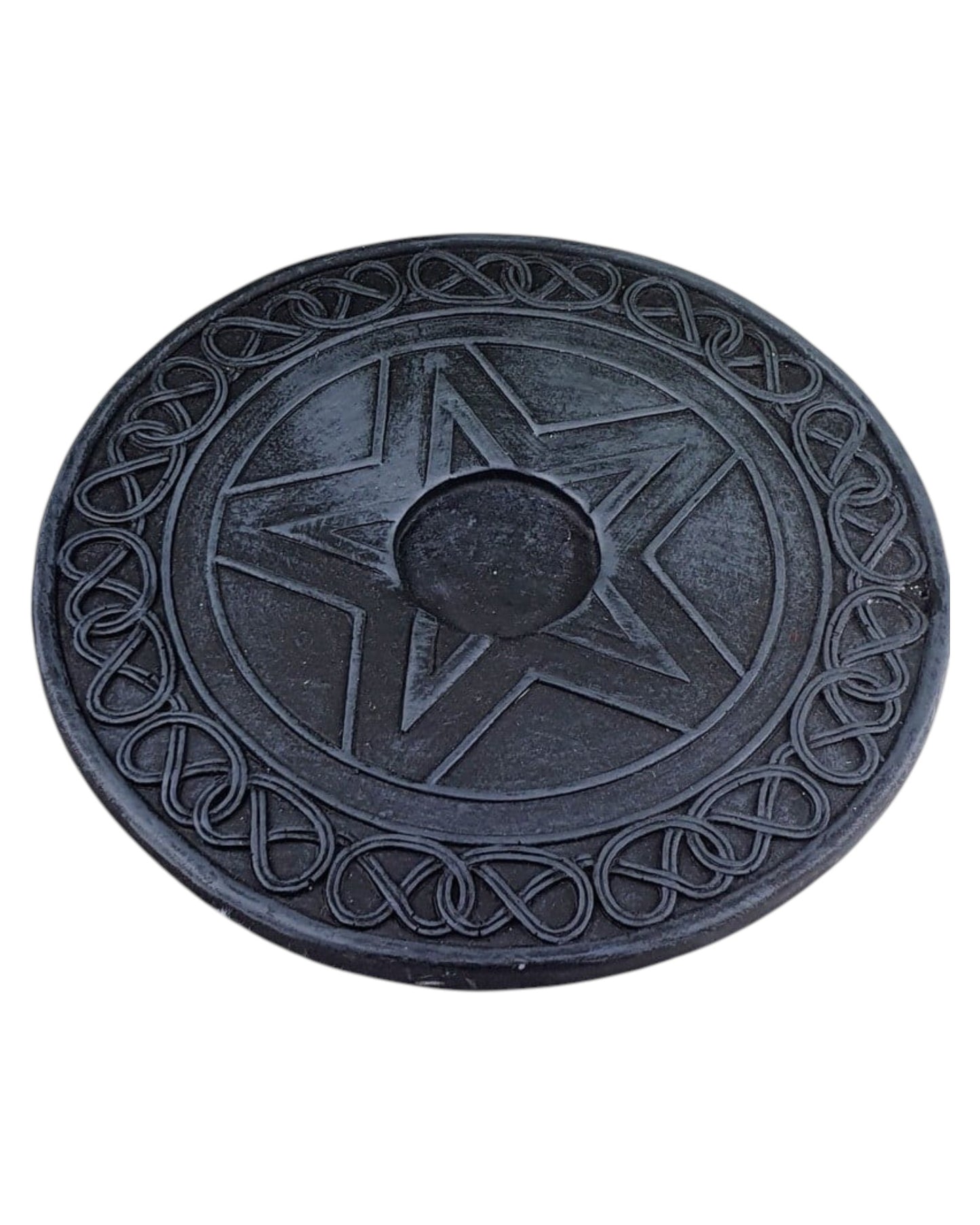 Round Pentacle Altar Plate