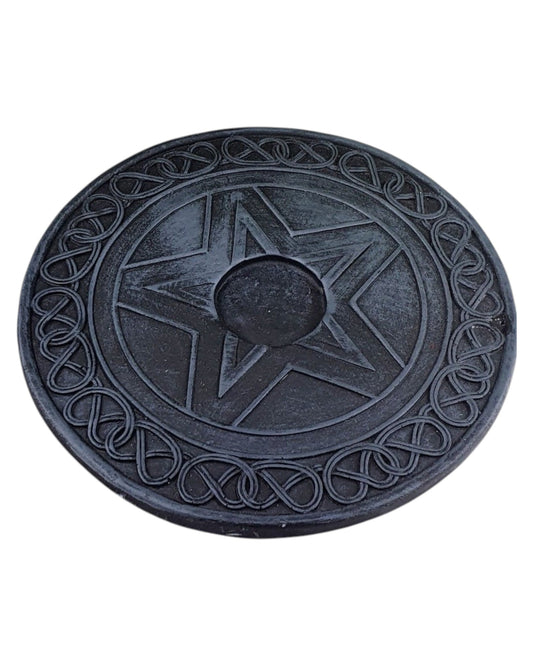 Round Pentacle Altar Plate