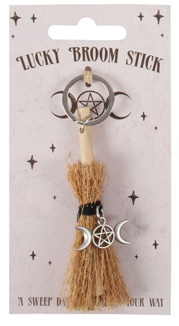 Lucky Broomstick Keyrings NEW!