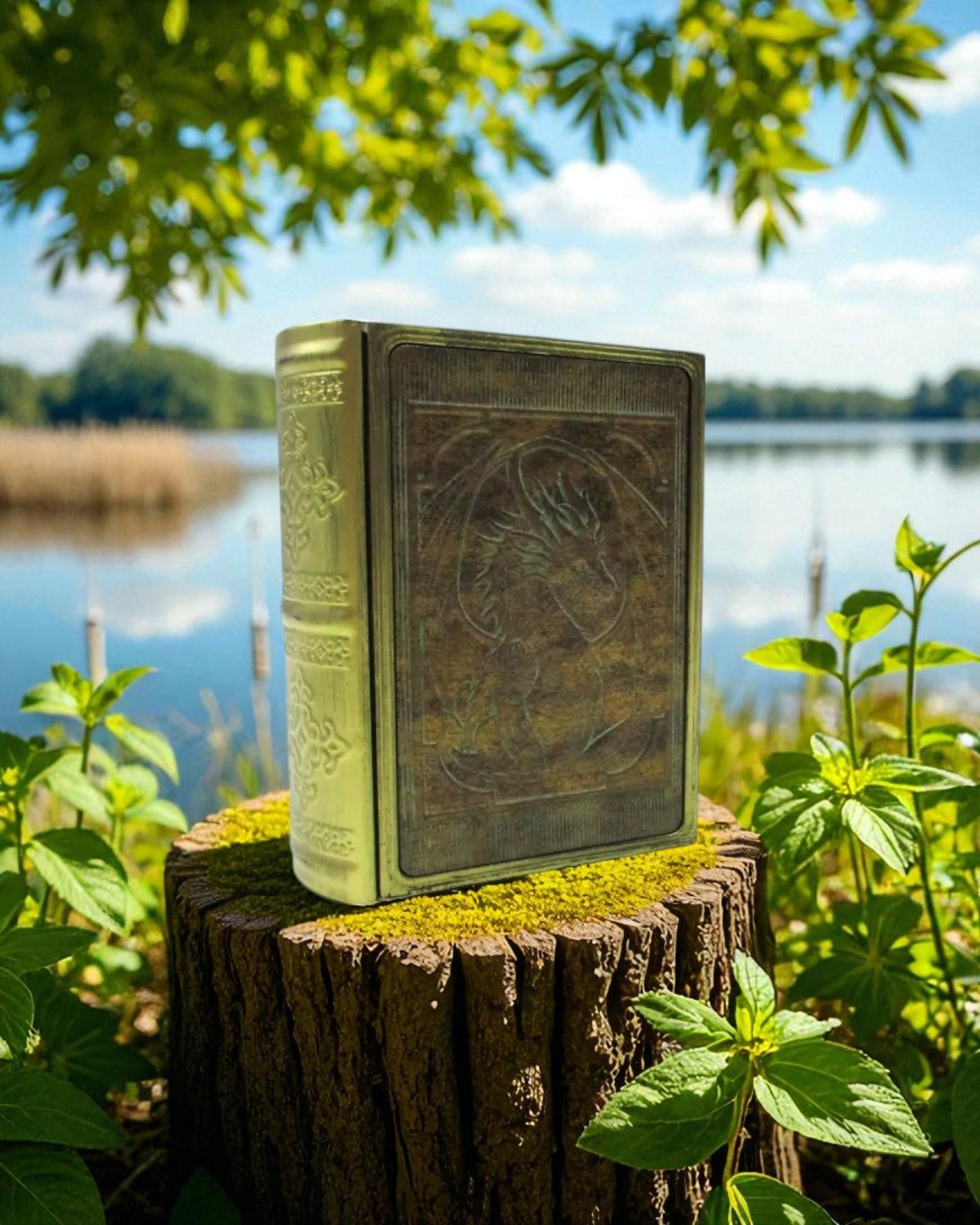 Dragon Metal Book Box