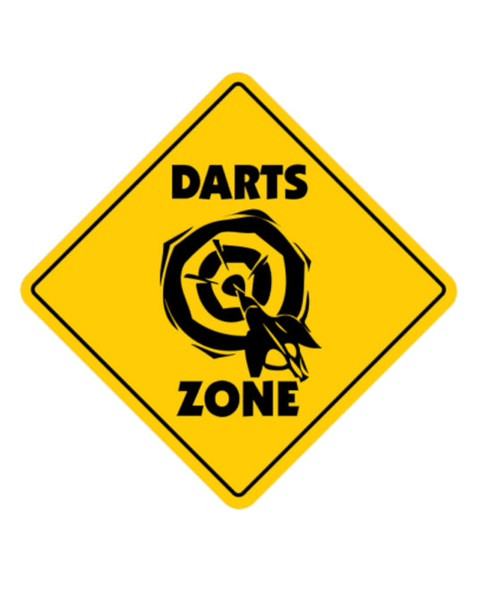 Darts Zone Sign