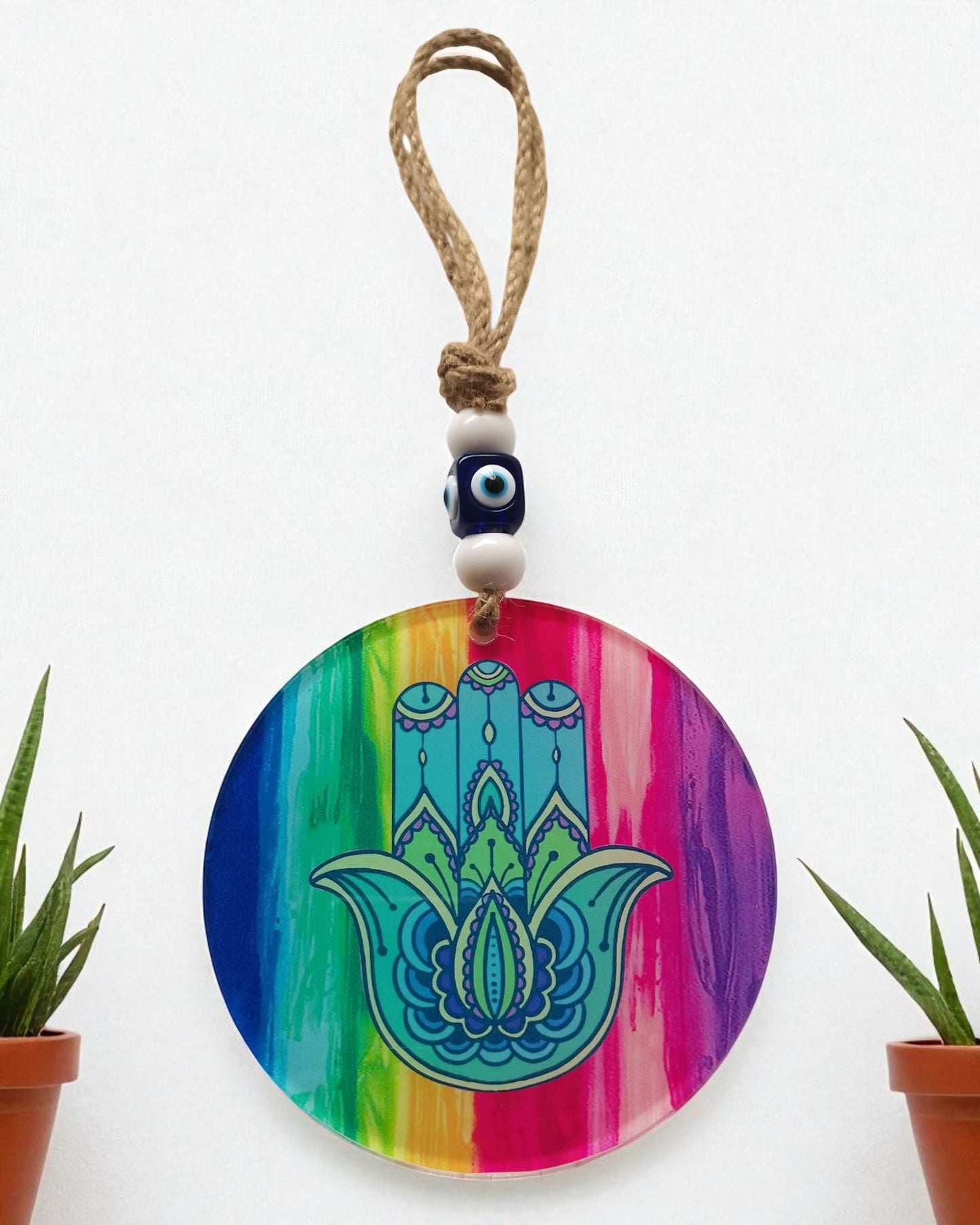 Boho Hamsa Wall Hanging