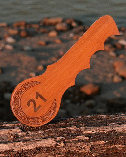 21st Key with Laser Etched Number