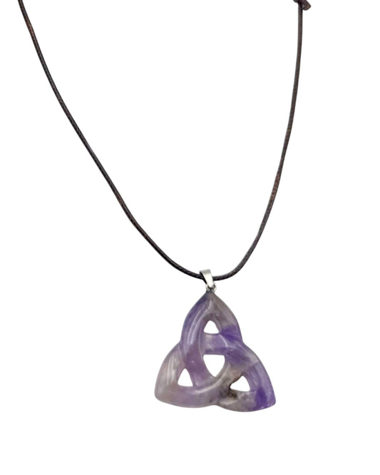 Triquetra Pendant Amethyst