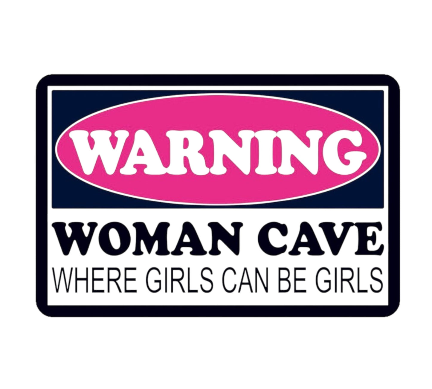 Woman Cave Metal Wall Art