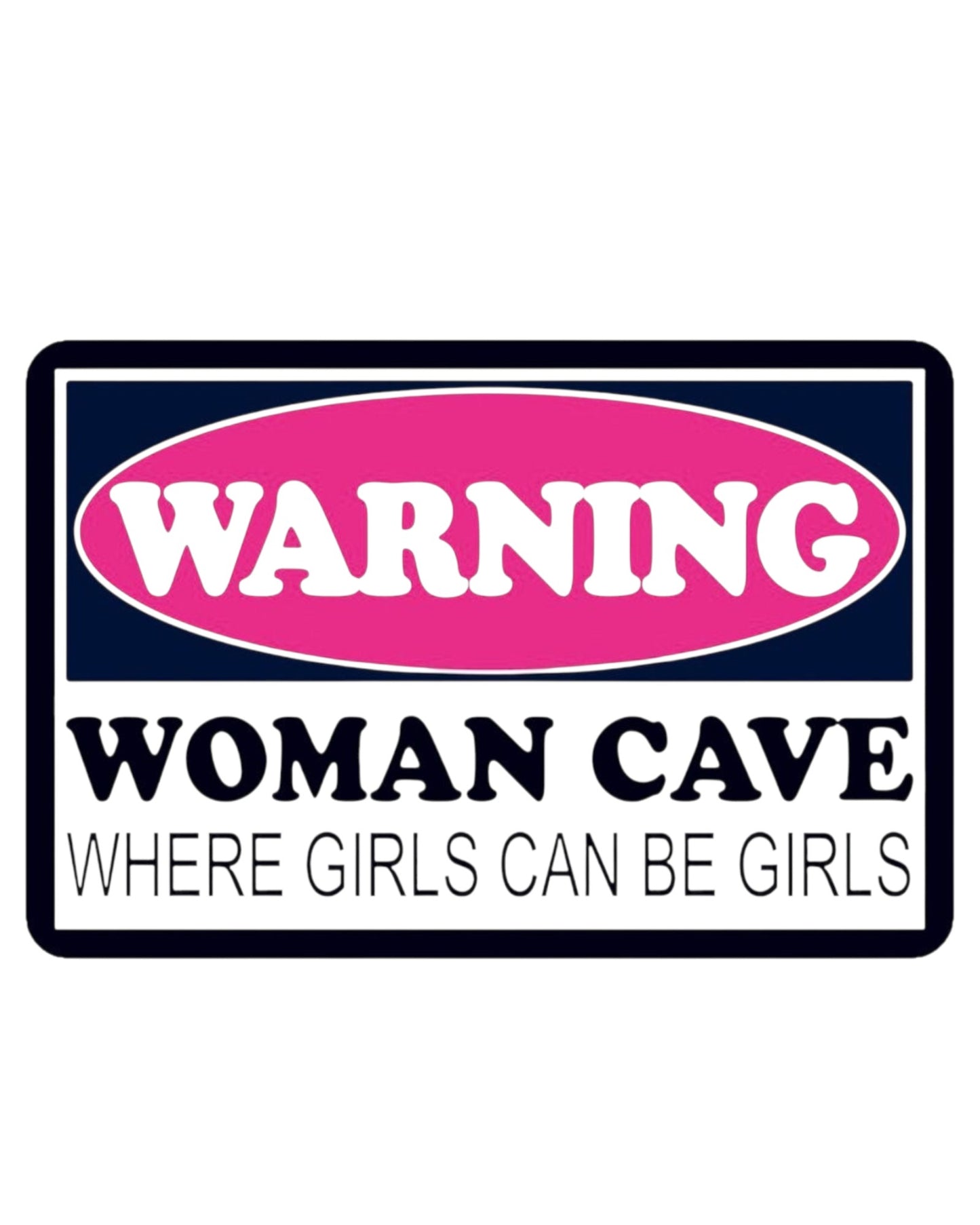 Woman Cave Metal Wall Art