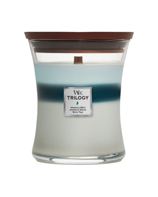 WoodWick Icy Woodland Trilogy Medium
