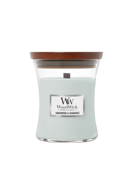 WoodWick Sagewood & Seagrass Medium
