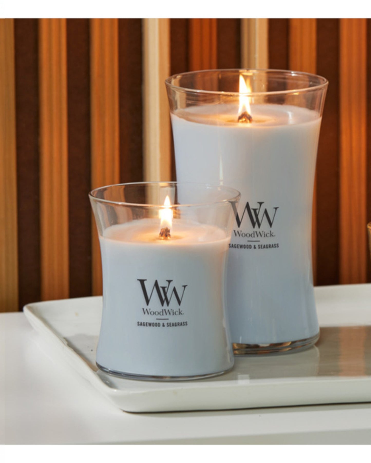WoodWick Sagewood & Seagrass Medium