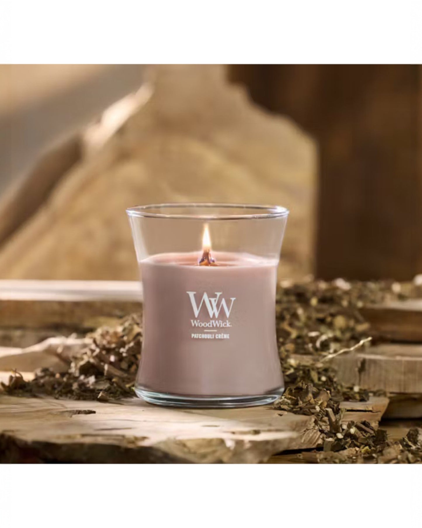 WoodWick Patchouli Creme Medium