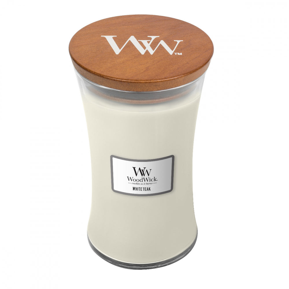 WoodWick White Teak Large