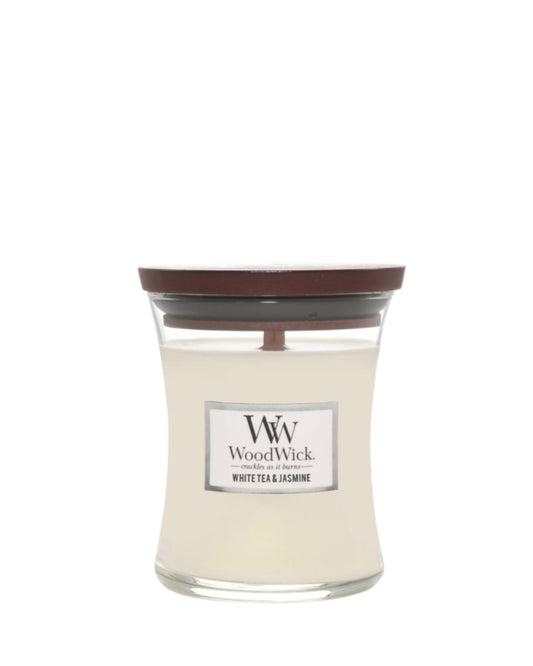 Woodwick White Tea & Jasmine Mini
