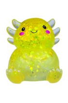 Squishy Glitter Axolotl