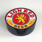 Lion Red Coaster Set