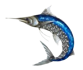 Blue Marlin - Metal Wall Hanging