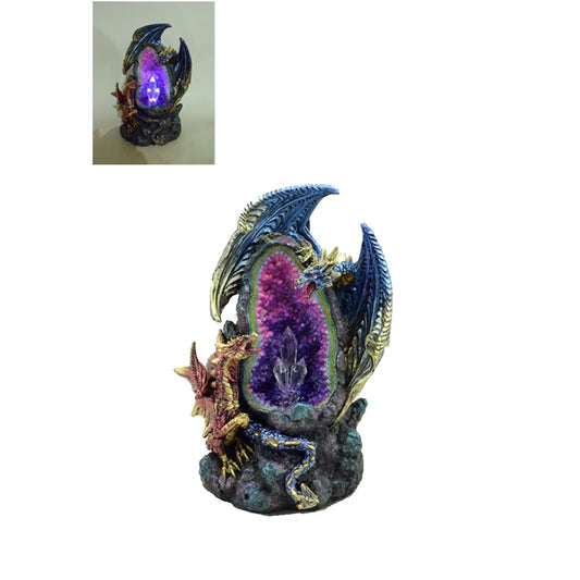 Dragon With Baby on LED Crystal Cave NEW!