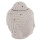 Small Grey Buddha Head Oil Burner NEW!