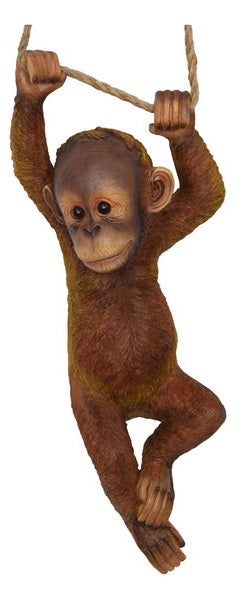 Realistic Hanging Orangutang