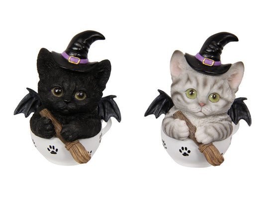 11cm Cat Witch Brewer