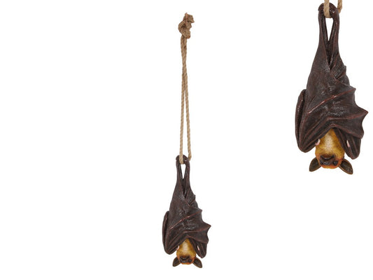 Hanging Bat Wrapped Wings