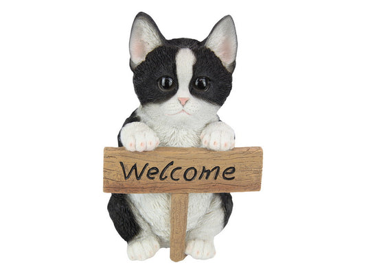 Cute Cat Welcome Sign