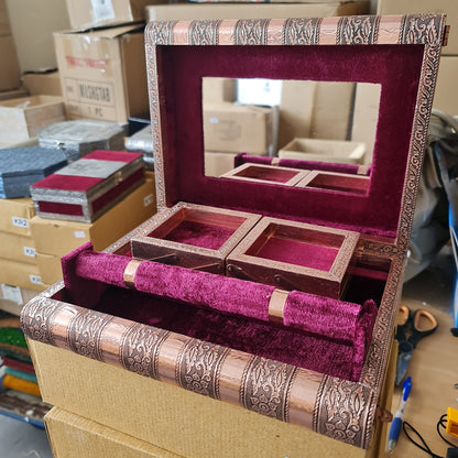 Jewellery Box Copper Finish