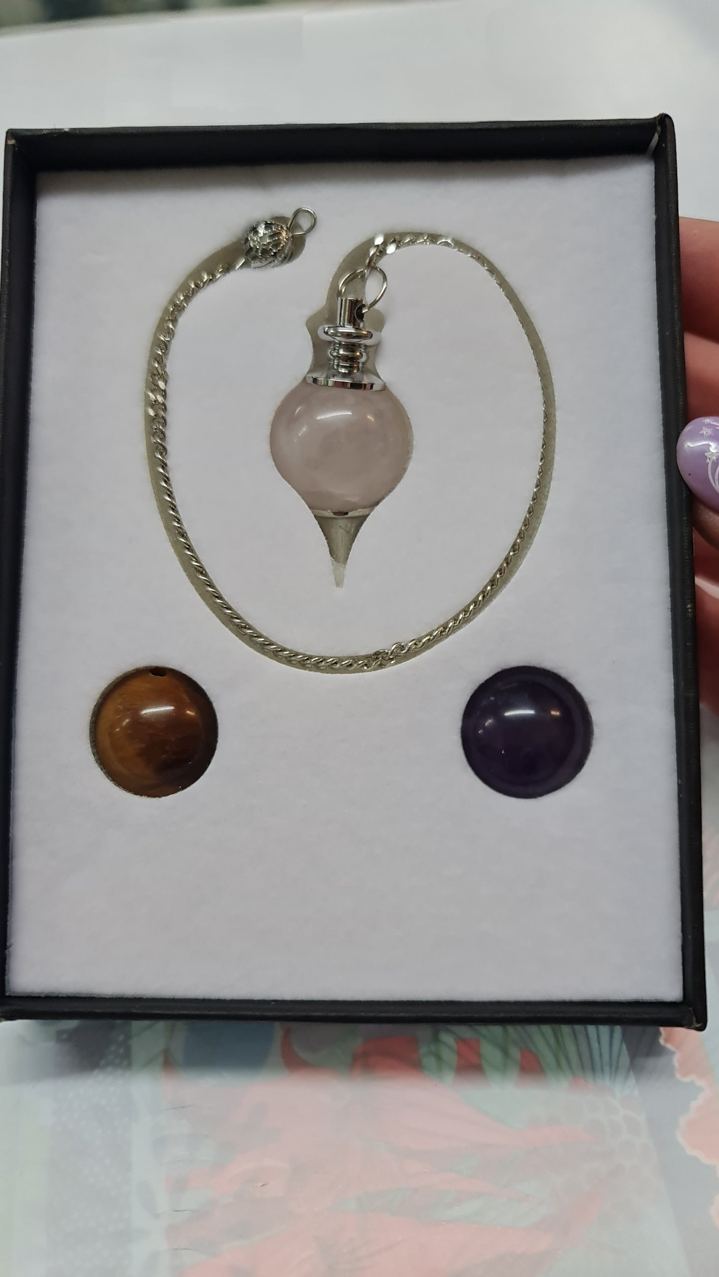 Gemstone Pendulum Orbs