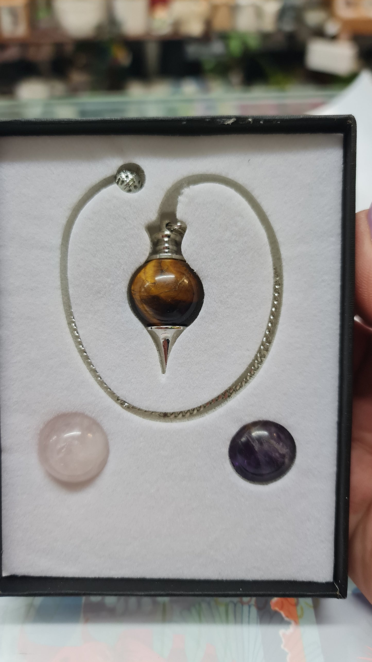 Gemstone Pendulum Orbs