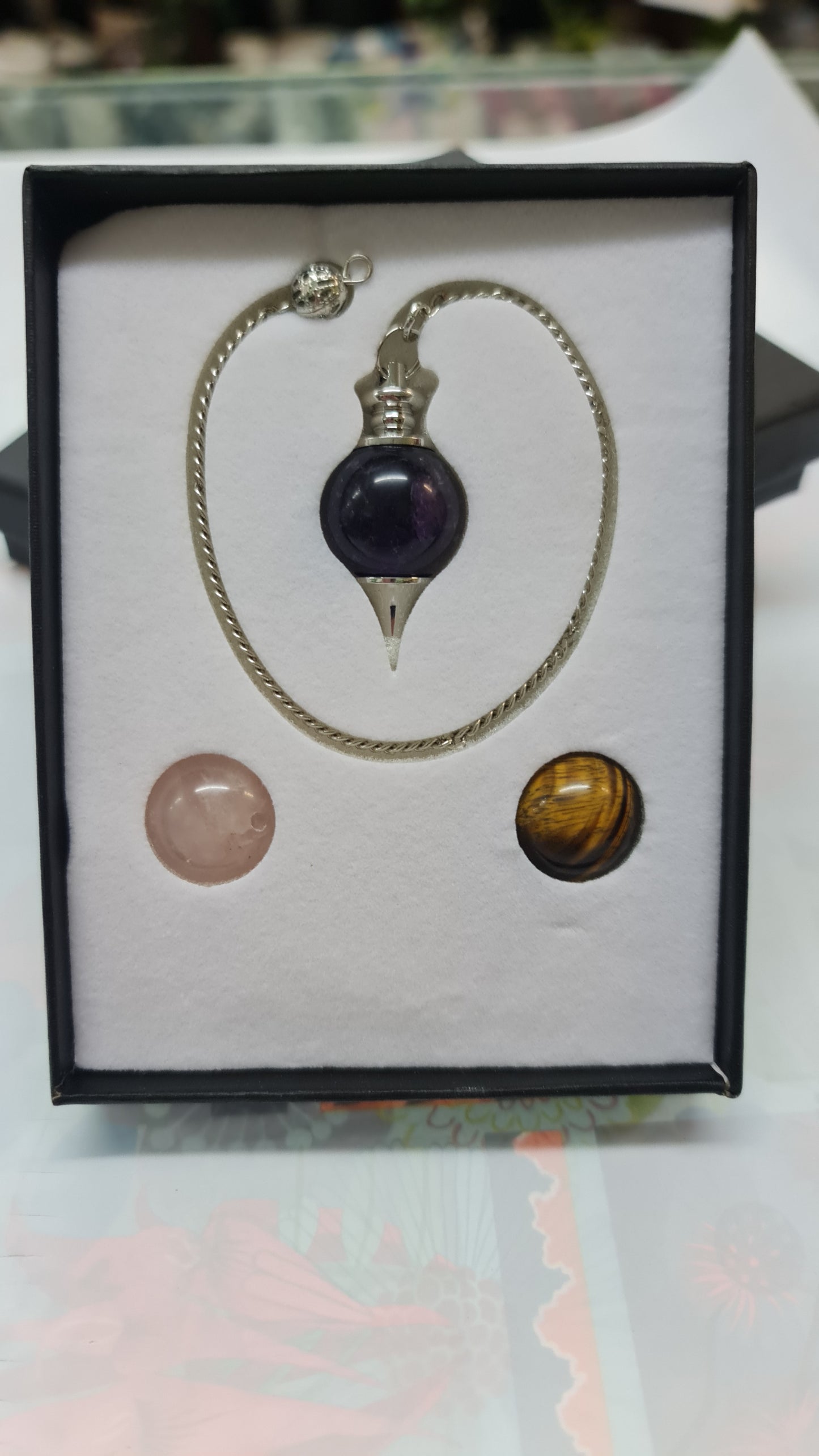 Gemstone Pendulum Orbs