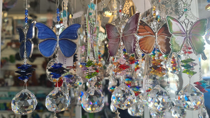 Butterfly Hanging Crystals