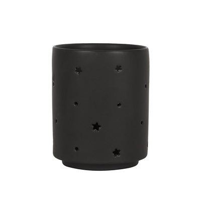 Black Mystical Cut Out Tealight Holder