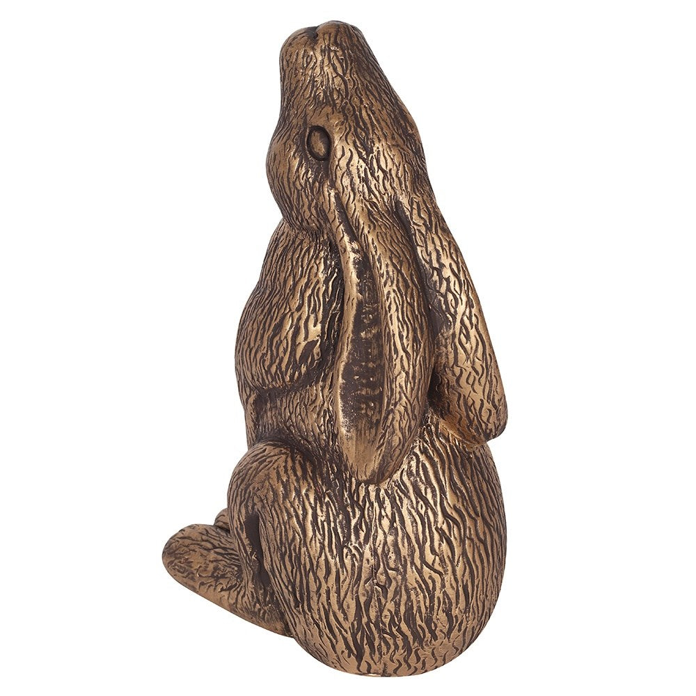Bronze Garden Moon Gazing Hare